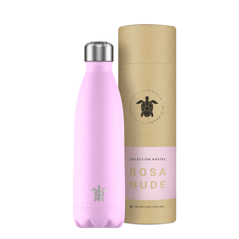 Kahale Botella Térmica Acero Inoxidable Rosa Nude 500ml-1