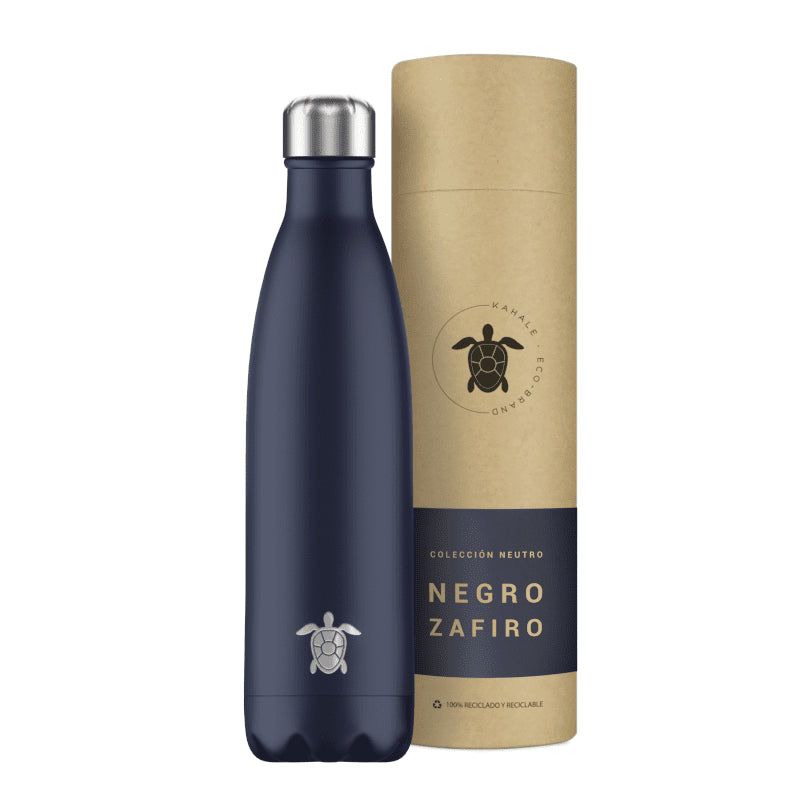 Kahale Botella Térmica Acero Inoxidable Negro Zafiro 750ml-1