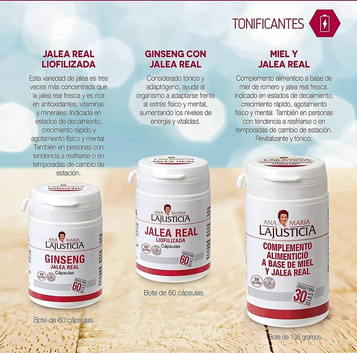 Lajusticia Ginseng Jalea Real 60 Cápsulas-4