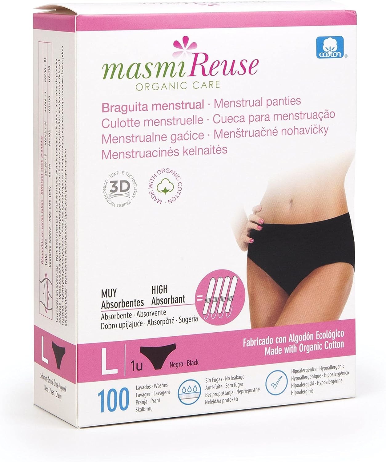 Masmi Braguita Reutiliz Talla S-3