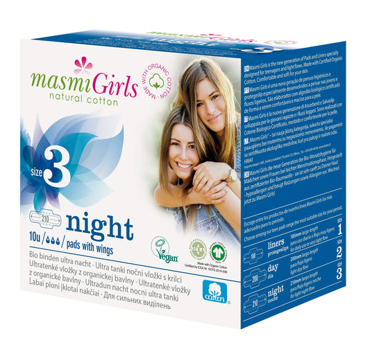 Masmi Girls Compresa Noche 10 unidades-1