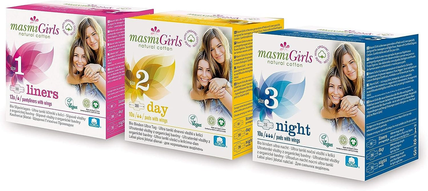 Masmi Girls Compresa Noche 10 unidades-2