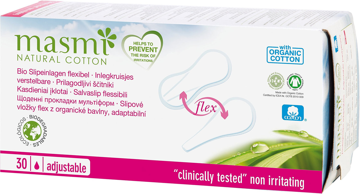 Masmi Protegeslips Adaptables Flex Masmi Natural Cotton-1