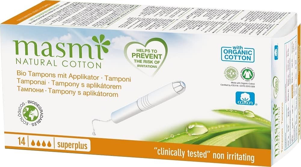 Masmi Tampones Masmi Natural Cotton Super Plus 14 unidades-1