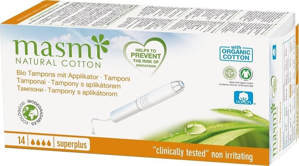 Masmi Tampones Masmi Natural Cotton Super Plus 14 unidades-1
