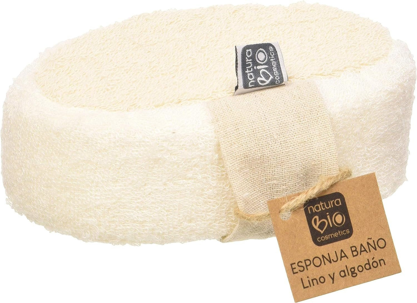 Naturabio Esponja Baðo Lino y Algodón-2