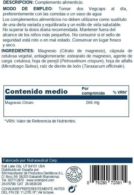 Solaray Magnesium 133 Mg 90 Vcaps-2