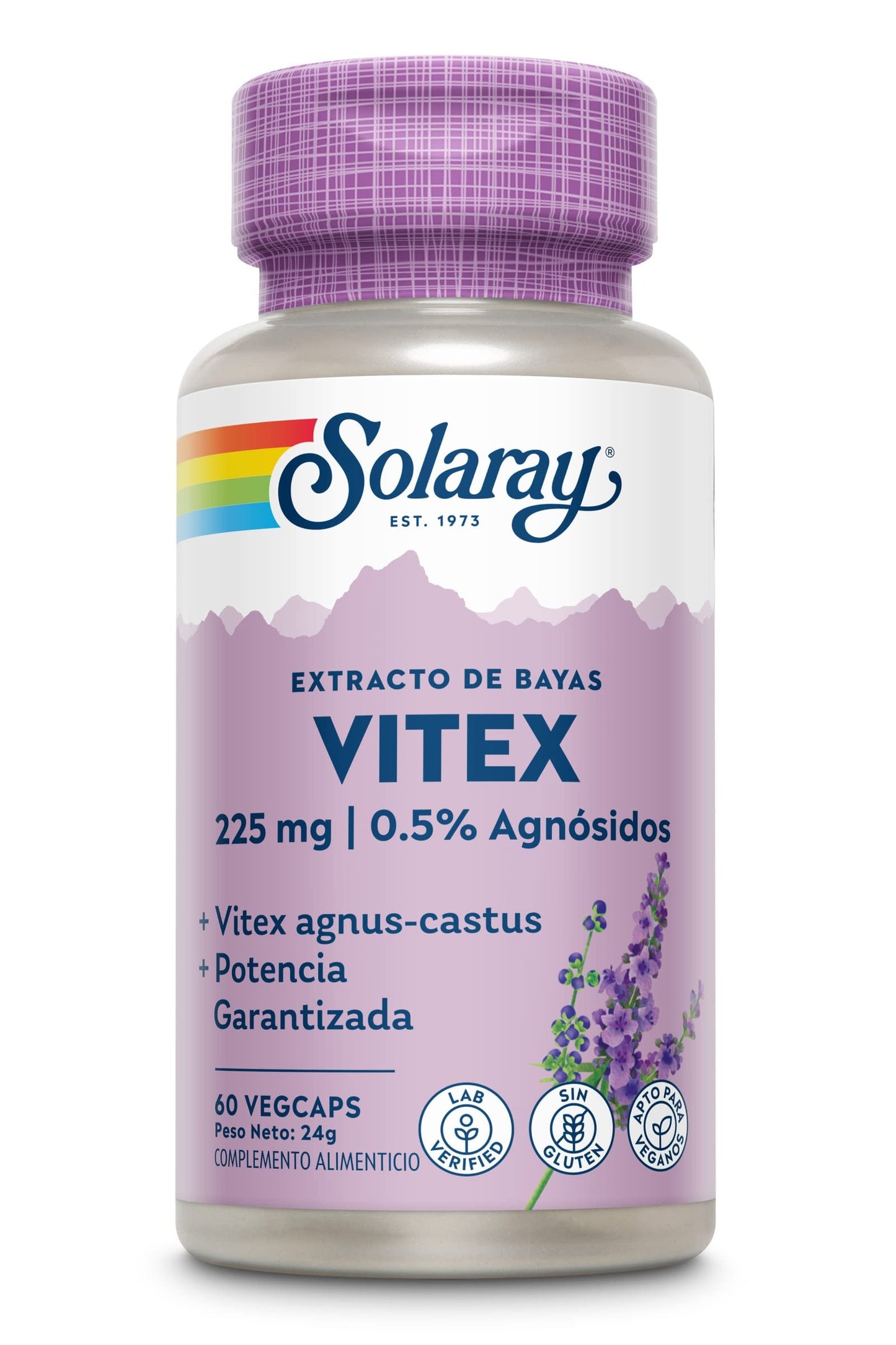 Solaray Vitex (Sauzgatillo) 60 Cápsulas-1