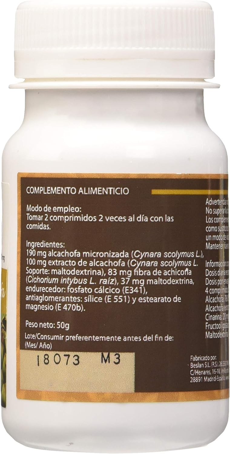 Sotya Beslan Alcachofa 100 Comp 500 Mg-3