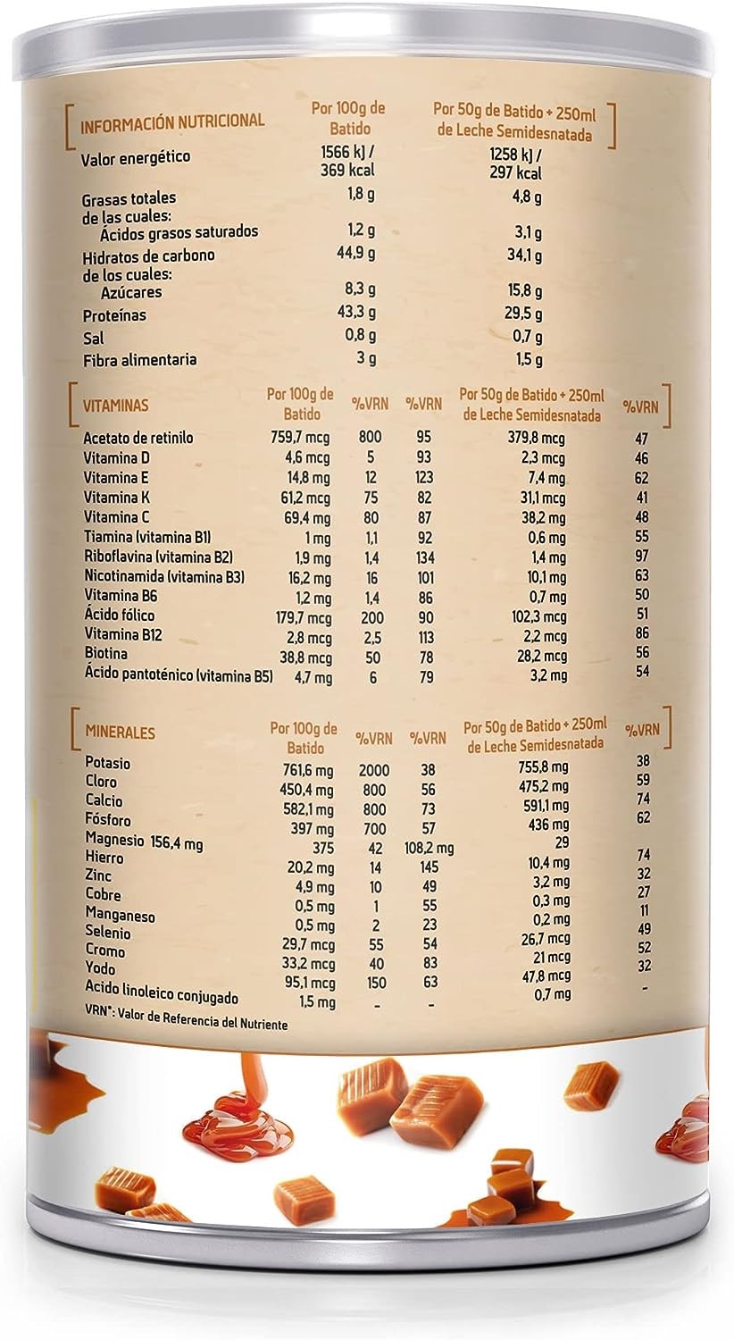 Sotya Beslan Batidos Saciantes Polvo Sabor Toffee Caramelo 550g-3