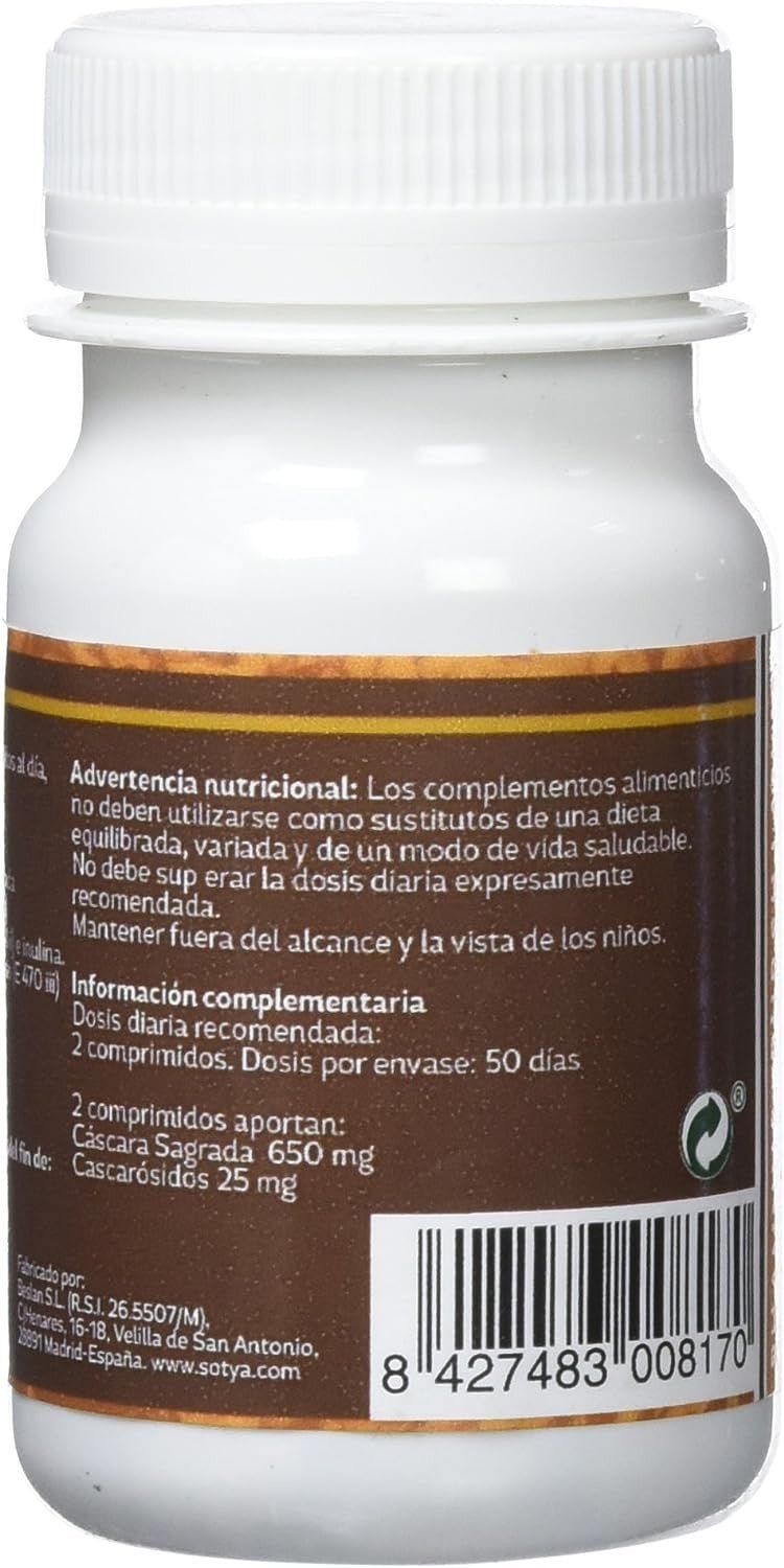 Sotya Beslan Cascara Sagrada 100 Comprimidos-2
