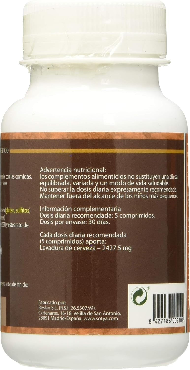 Sotya Beslan Levadura Cerveza 500 Mg 150 Comprimidos-2