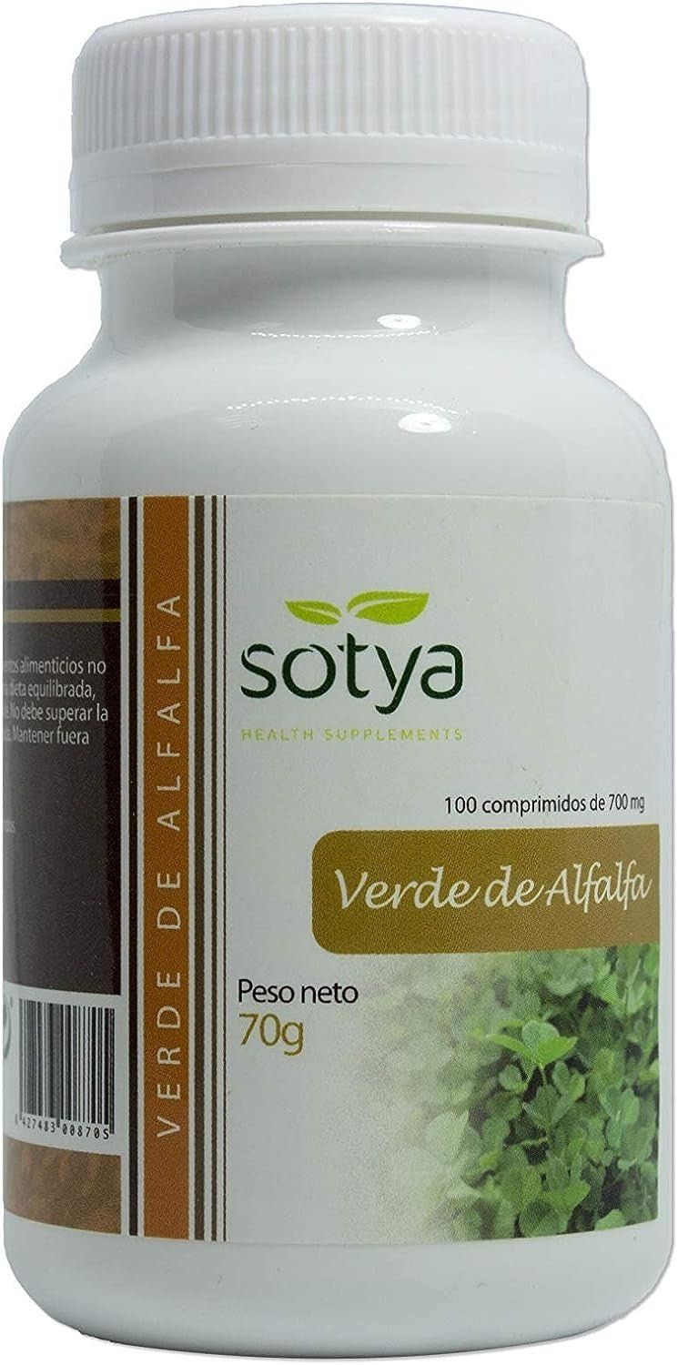 Sotya Beslan Verde Alfalfa De 700 Mg 100 Comprimidos-1