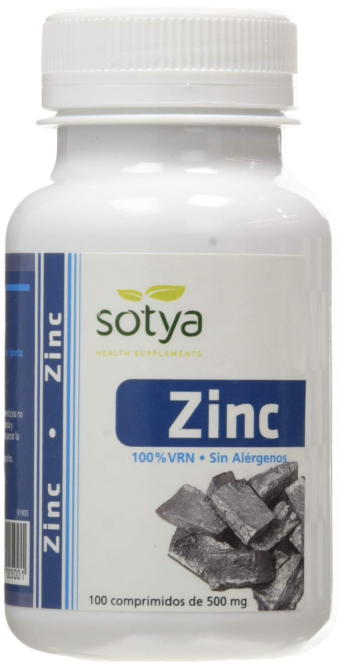 Sotya Beslan Zinc 500 Mg 100 Comprimidos-1