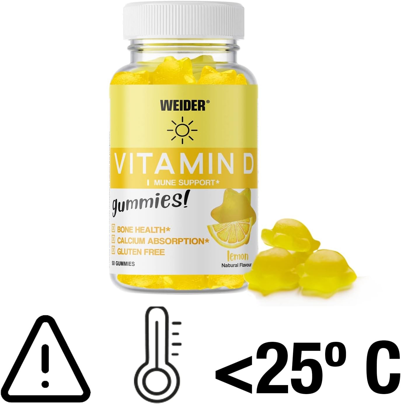 Weider Energy Boost Gummies Vitamin D 50 Gominolas-5