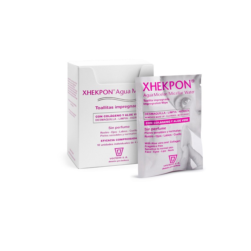 XHEKPON Toallitas Agua Micelar 10 Unidades-1