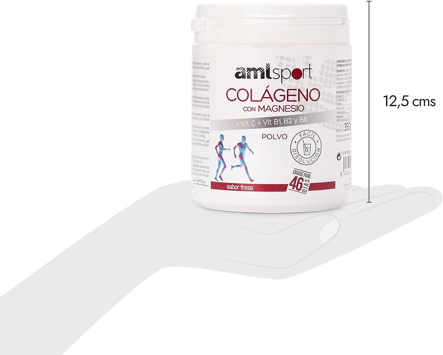 Amlsport Colágeno Con Magnesio Vitamina C B1 B2 B6 350g-3