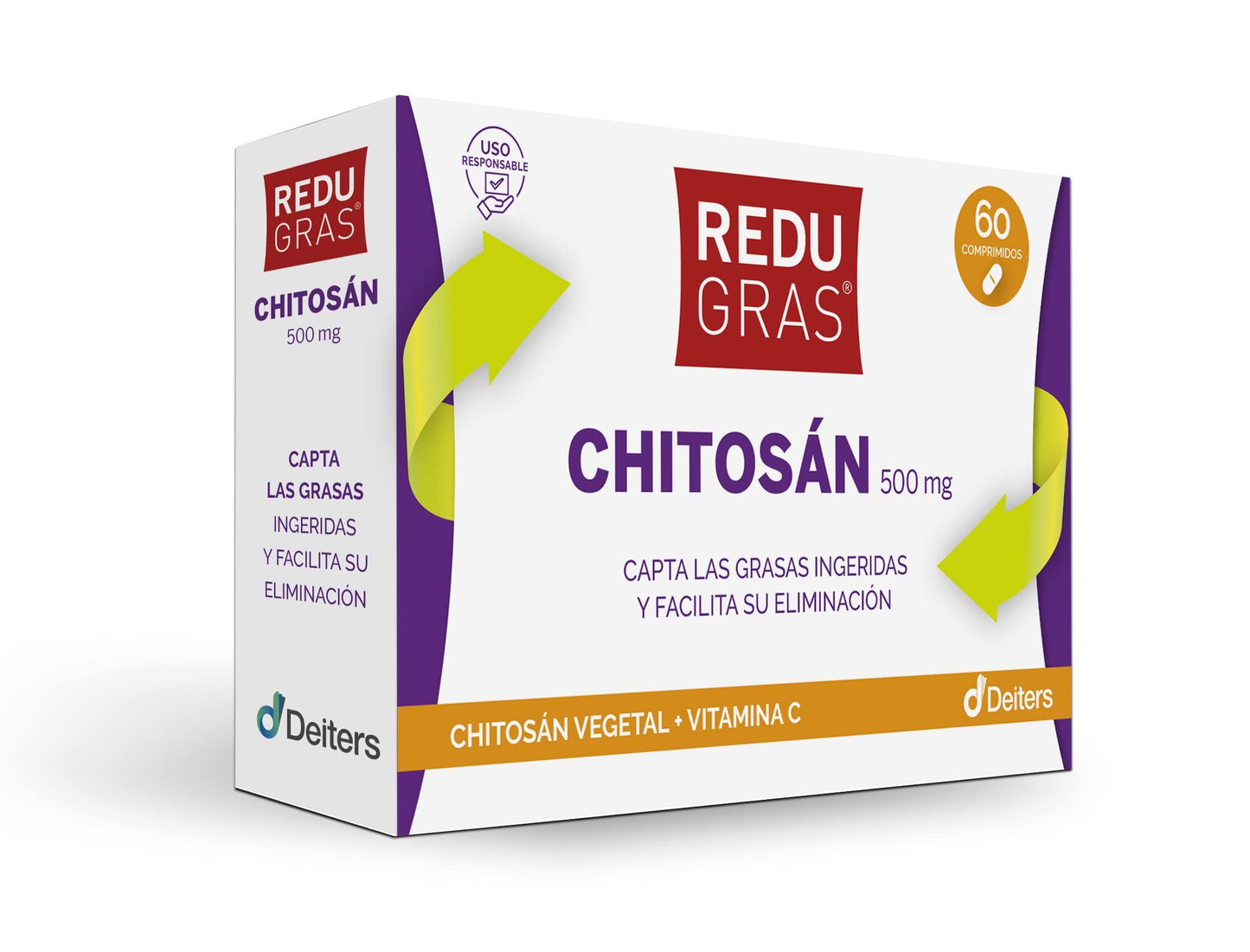 Redugras Chitosan Vegetal 60 Compimidos-1