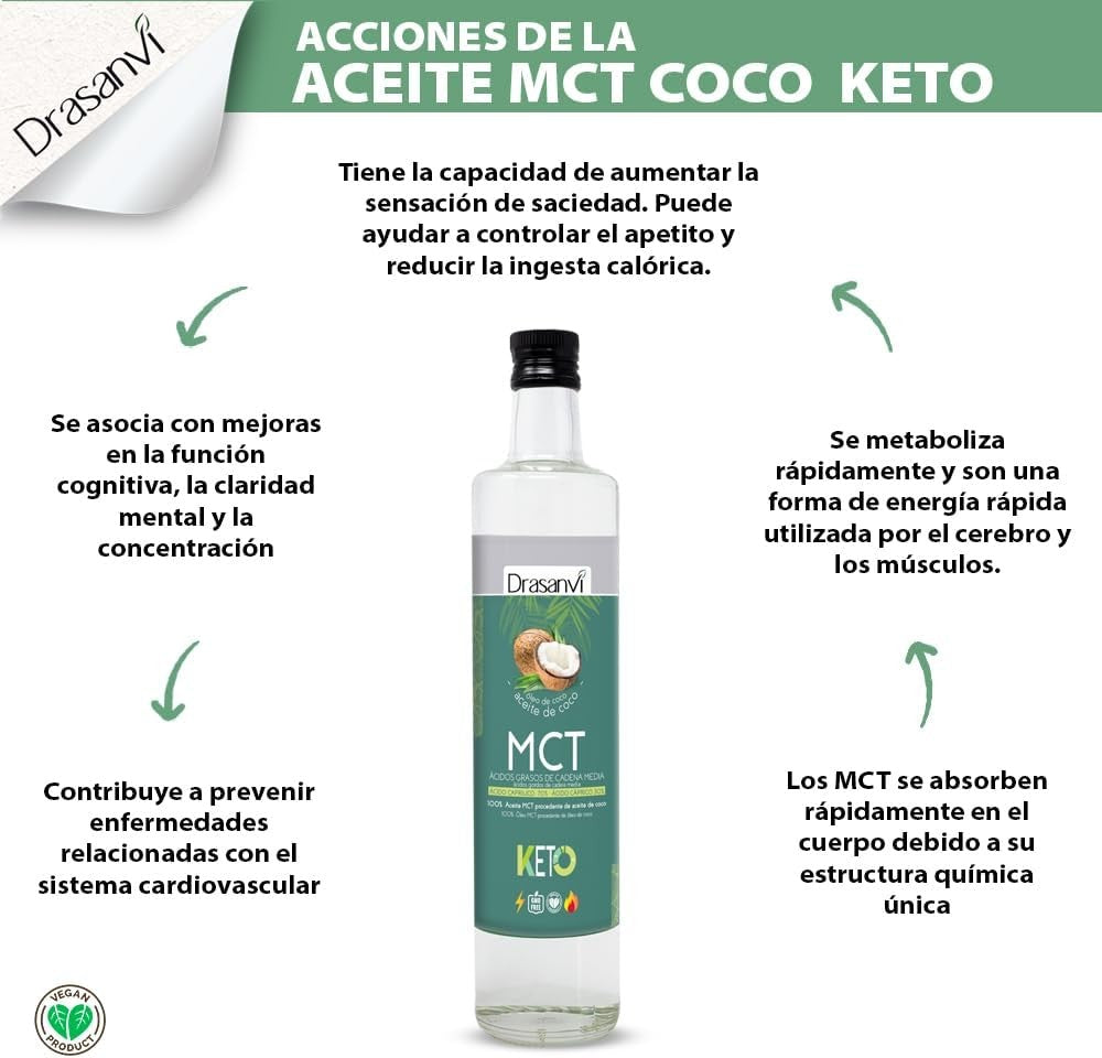 Drasanvi Aceite Mct Coco 500 ml-4