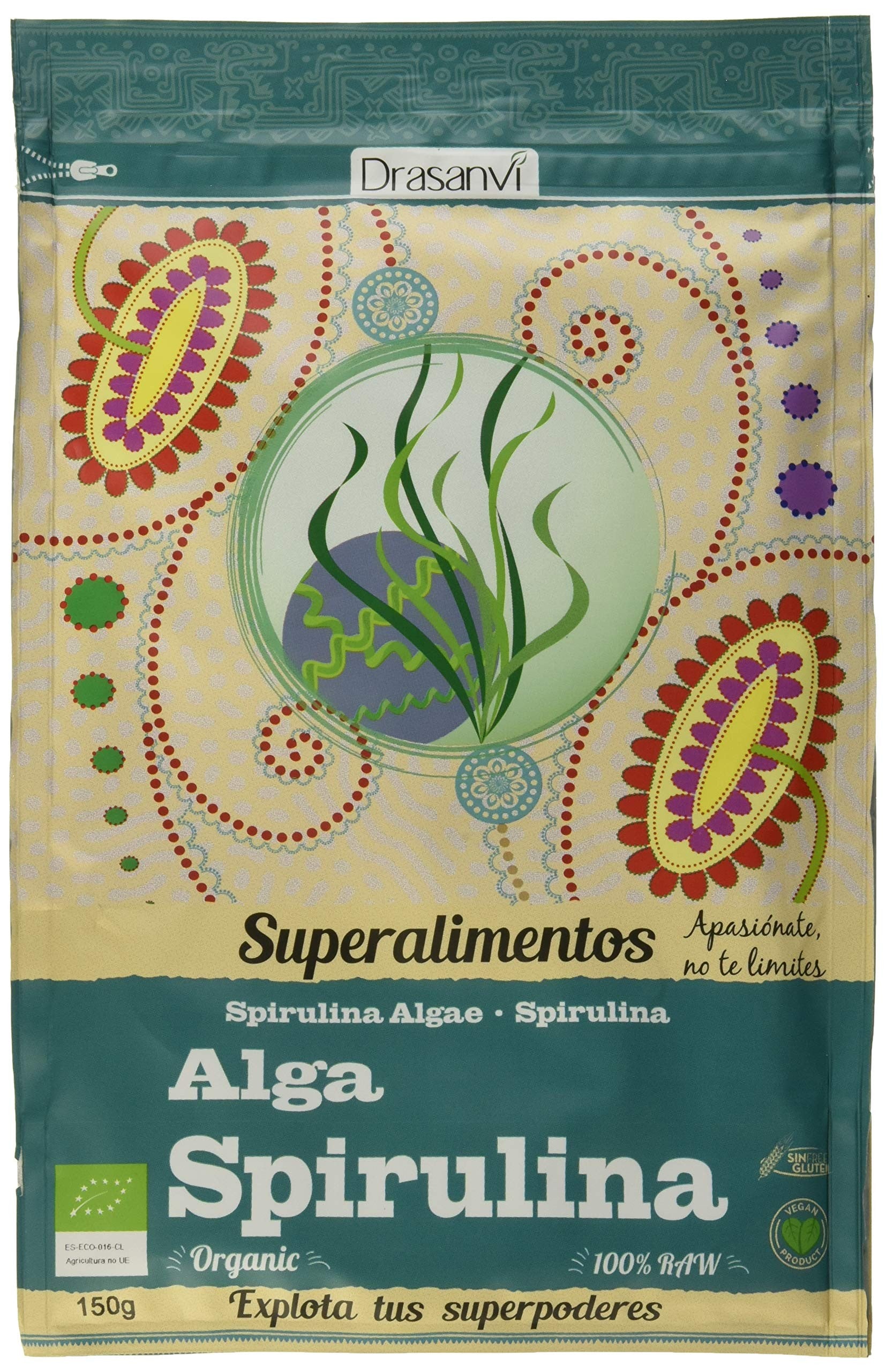 Drasanvi Alga Spirulina Bio Doypack 150g-1