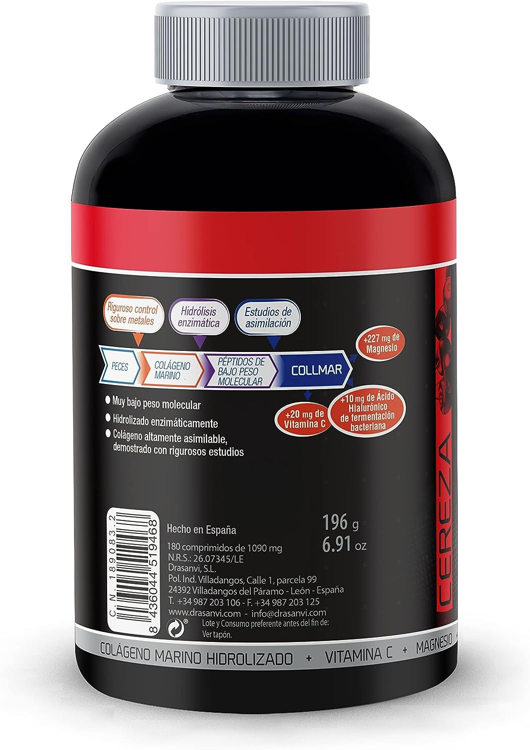 Drasanvi Collmar Cereza Masticable 180 Comprimidos-3