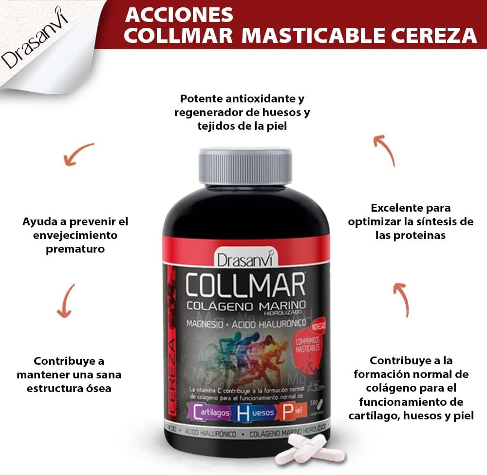 Drasanvi Collmar Cereza Masticable 180 Comprimidos-5