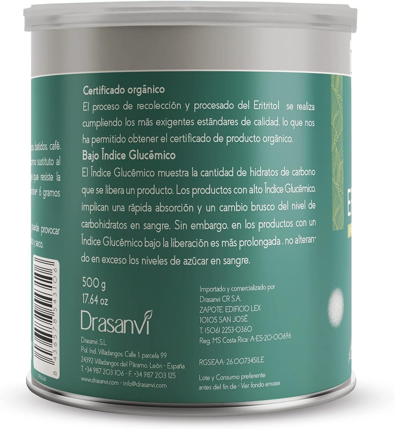 Drasanvi Eritritol Bio 500g-3