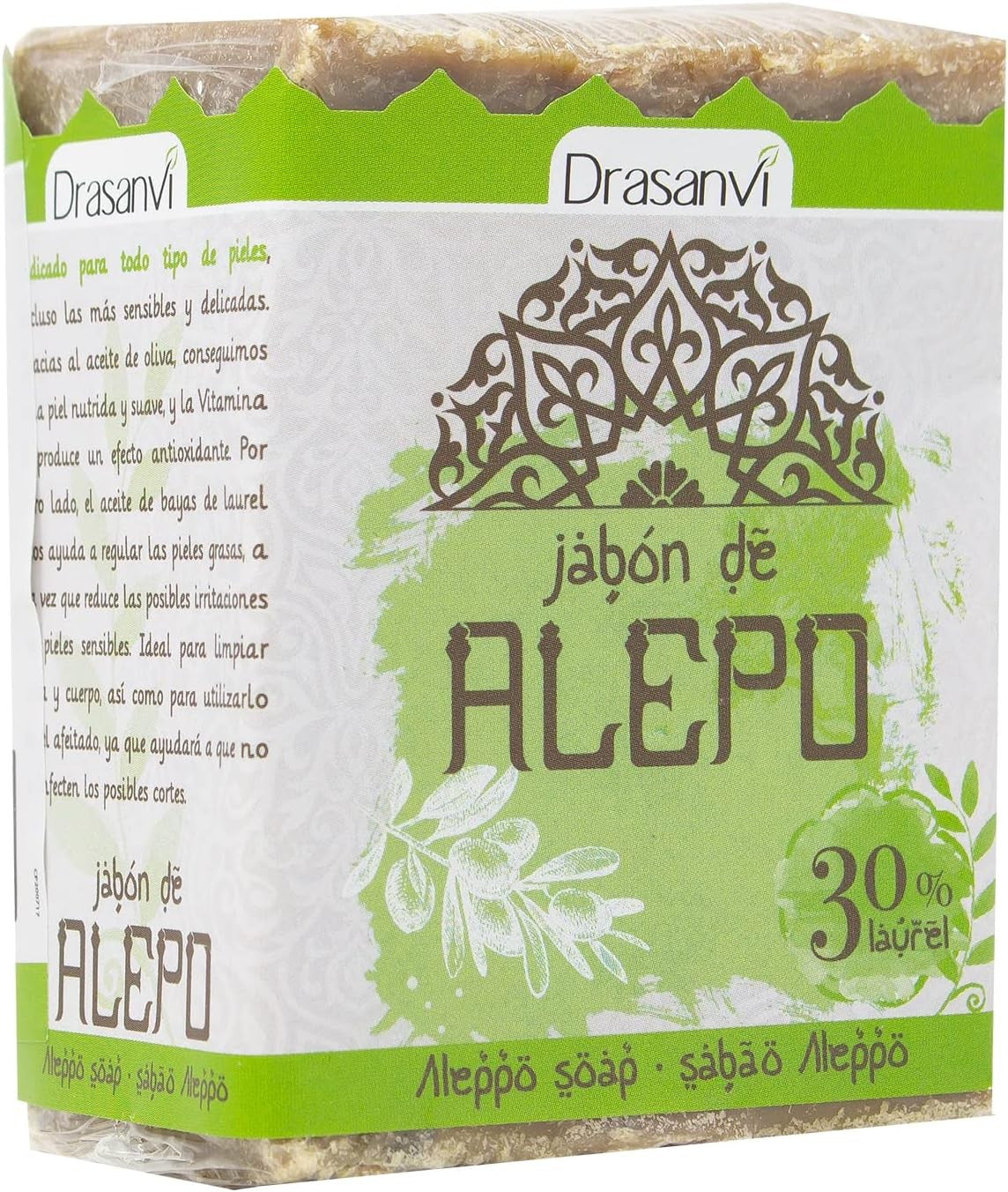 Drasanvi Jabon Aleppo 30% Laurel 200 g-2