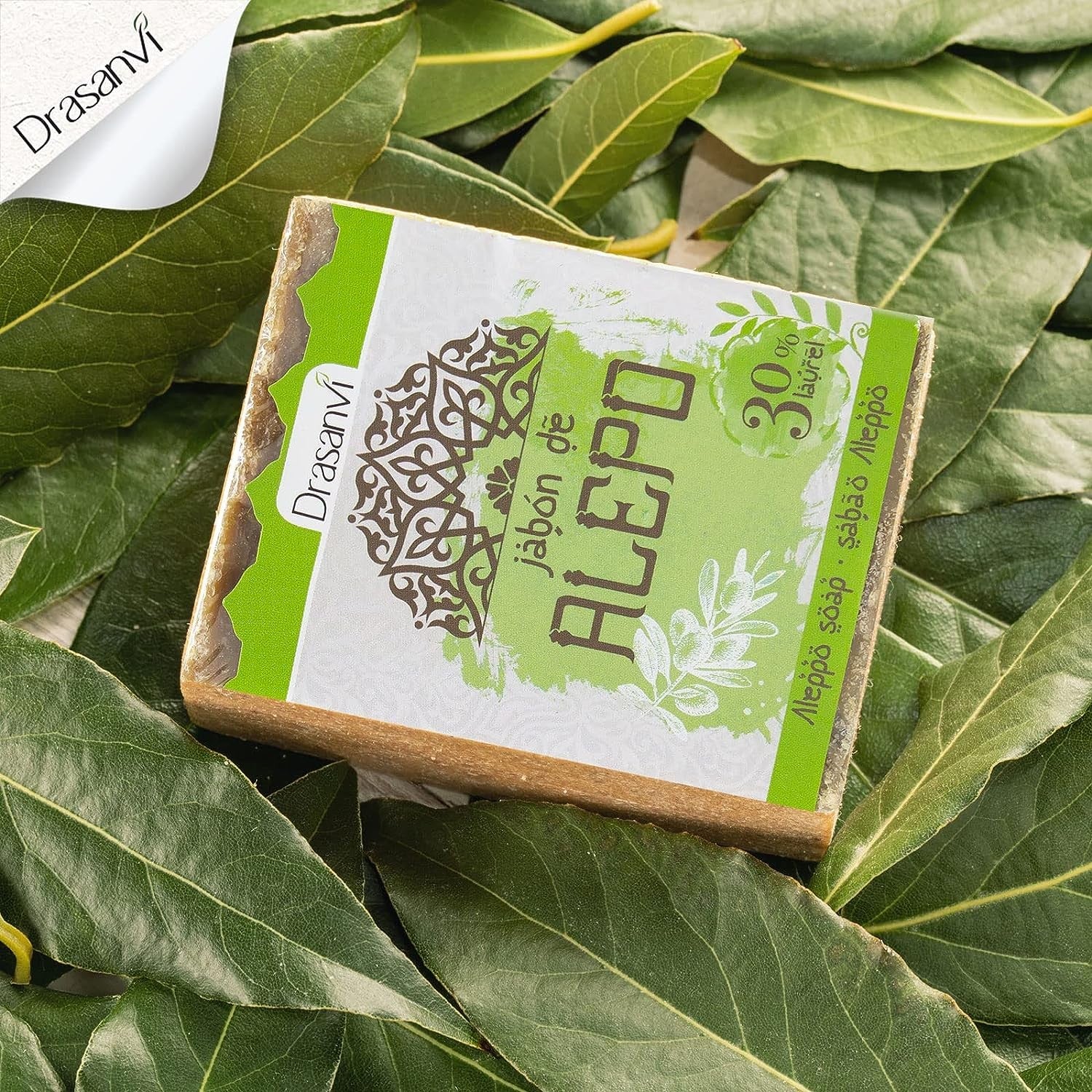 Drasanvi Jabon Aleppo 30% Laurel 200 g-5