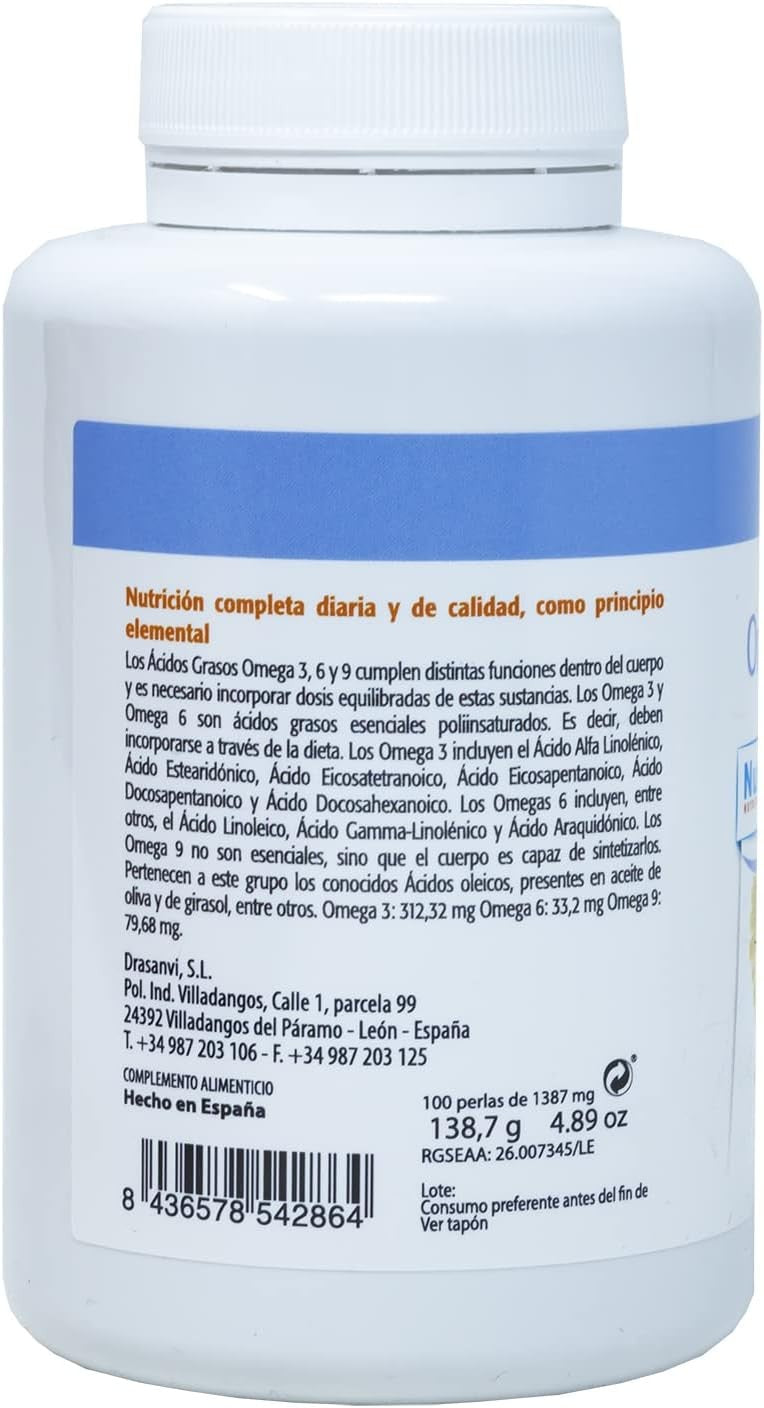Drasanvi Omega 3-6-9 1000 Mg Bote 100 Perlas-2