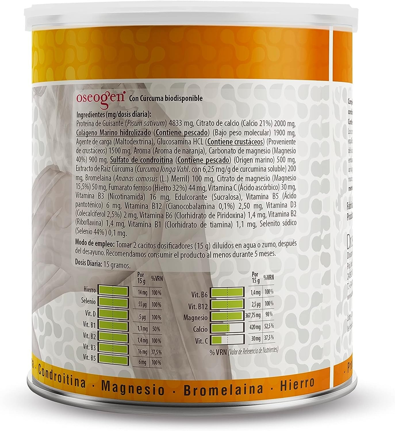 Drasanvi Oseogen Movility Con Curcuma 300g-3