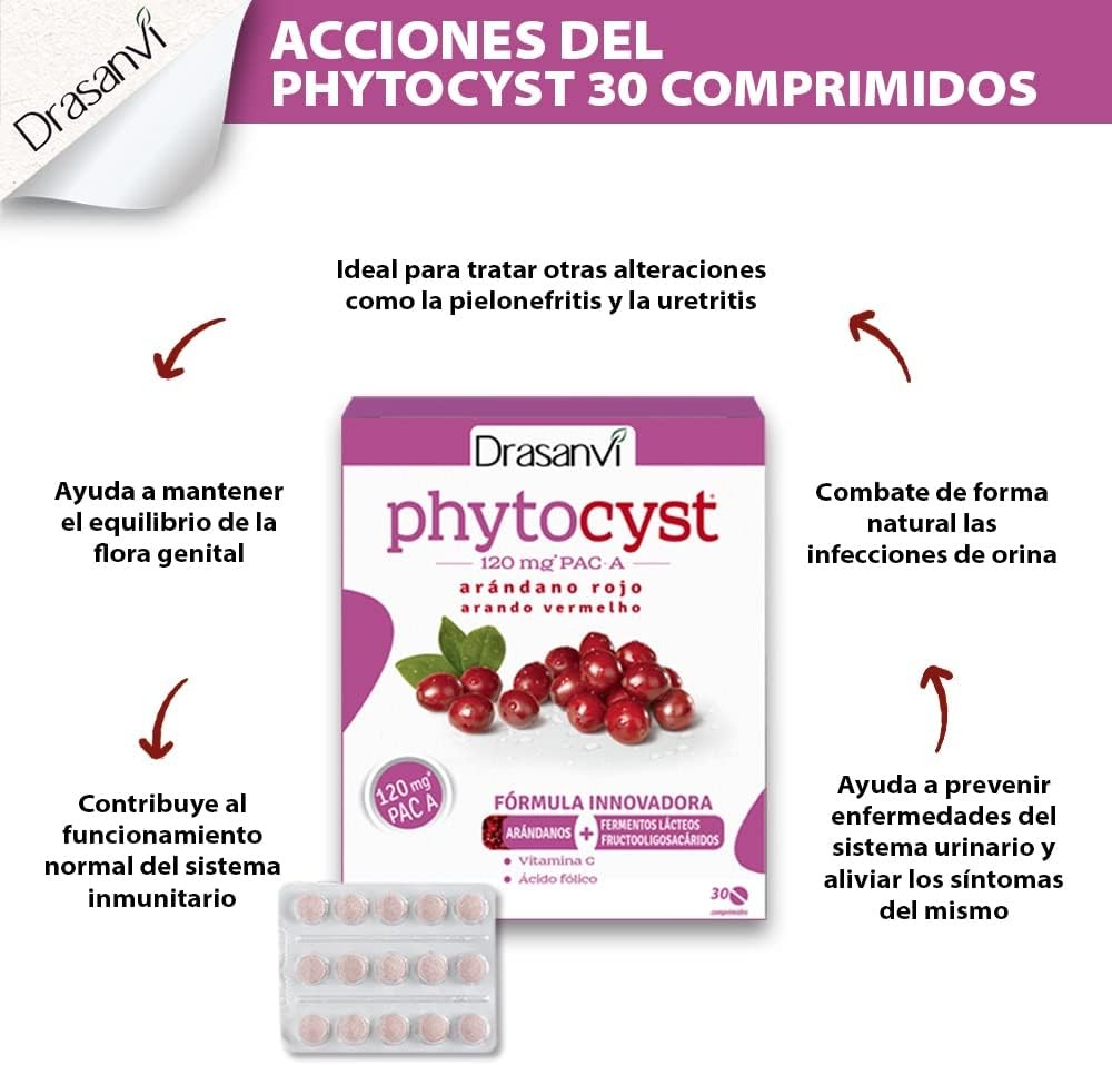 Drasanvi Phytocyst 30 Comprimidos-4