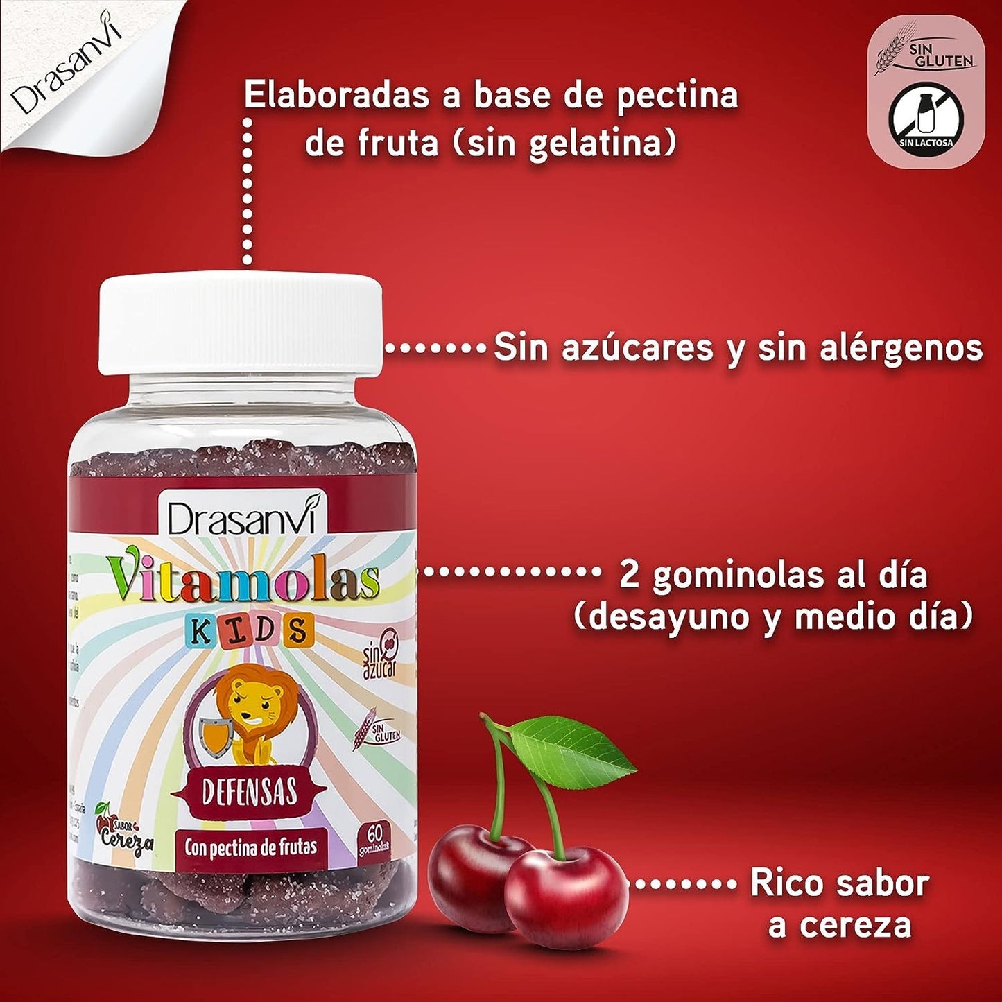 Drasanvi Vitamolas Defensas Niño 60 Gominolas-3