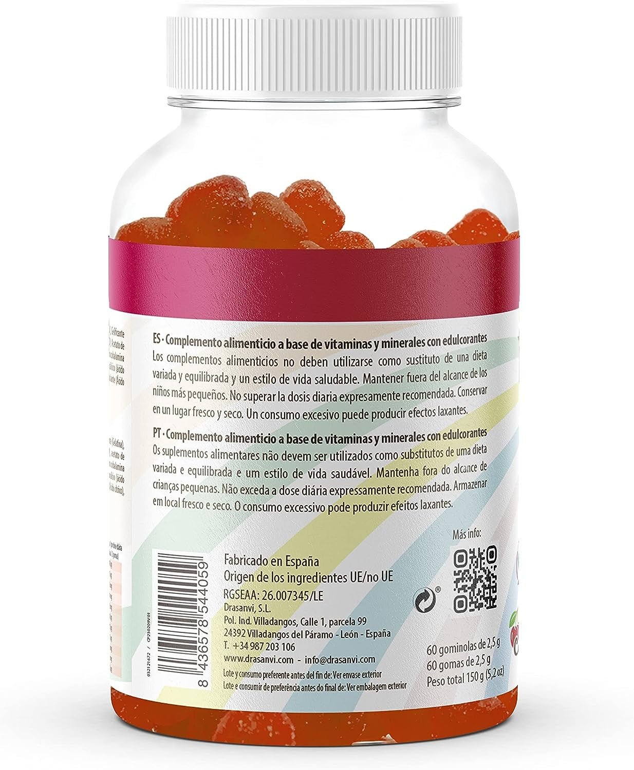 Drasanvi Vitamolas Multivitamínico Niños 60 Gominolas-3