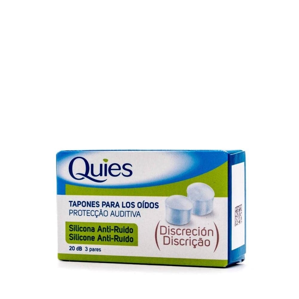 Quies Tapón Silicona Antiruido 6 Unidades-1