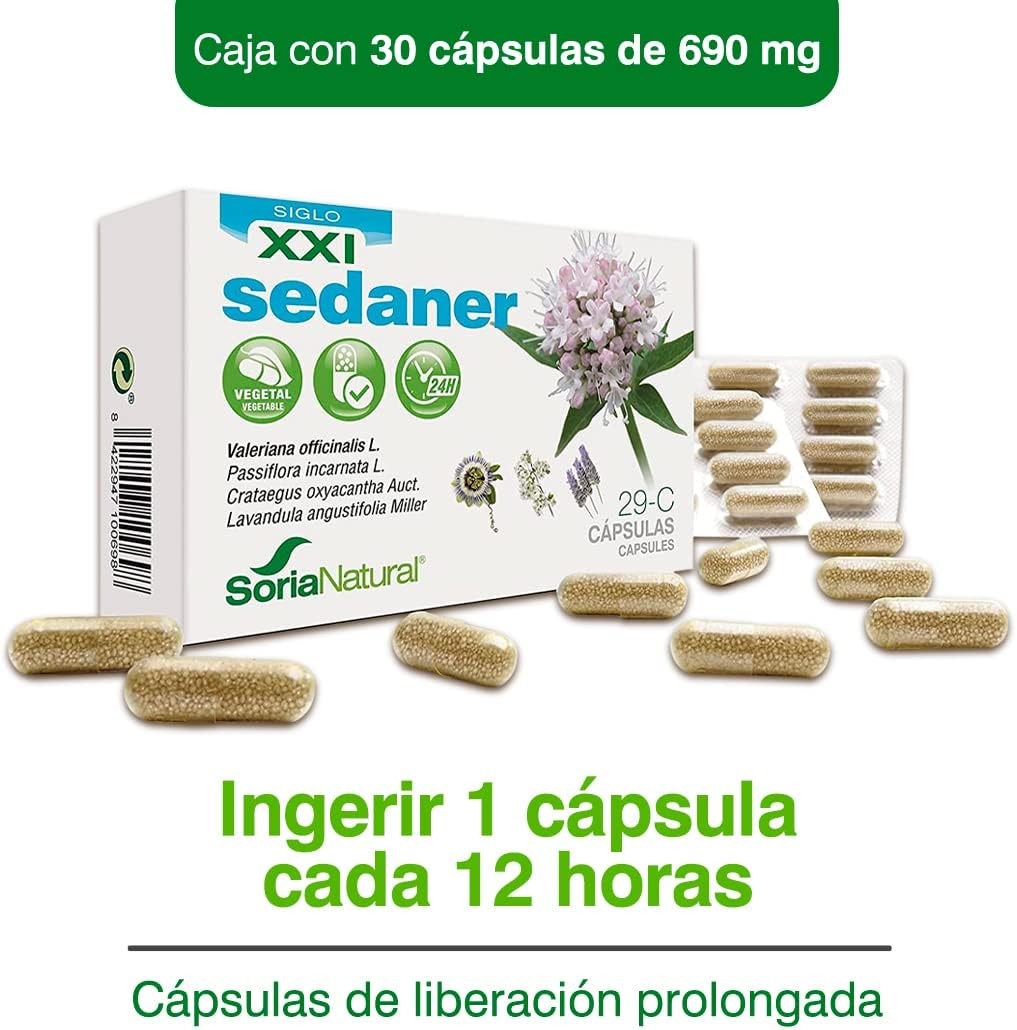 Soria Natural 29-C Sedaner 30 Cápsulas-5