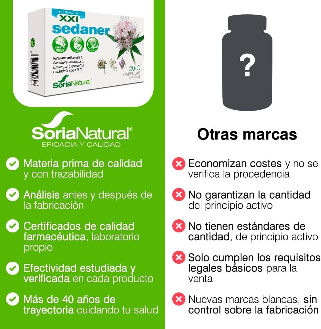 Soria Natural 29-C Sedaner 30 Cápsulas-6