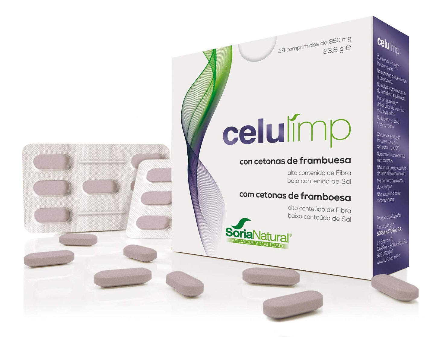 Soria Natural Celulimp 28 Comp 850 mg-1