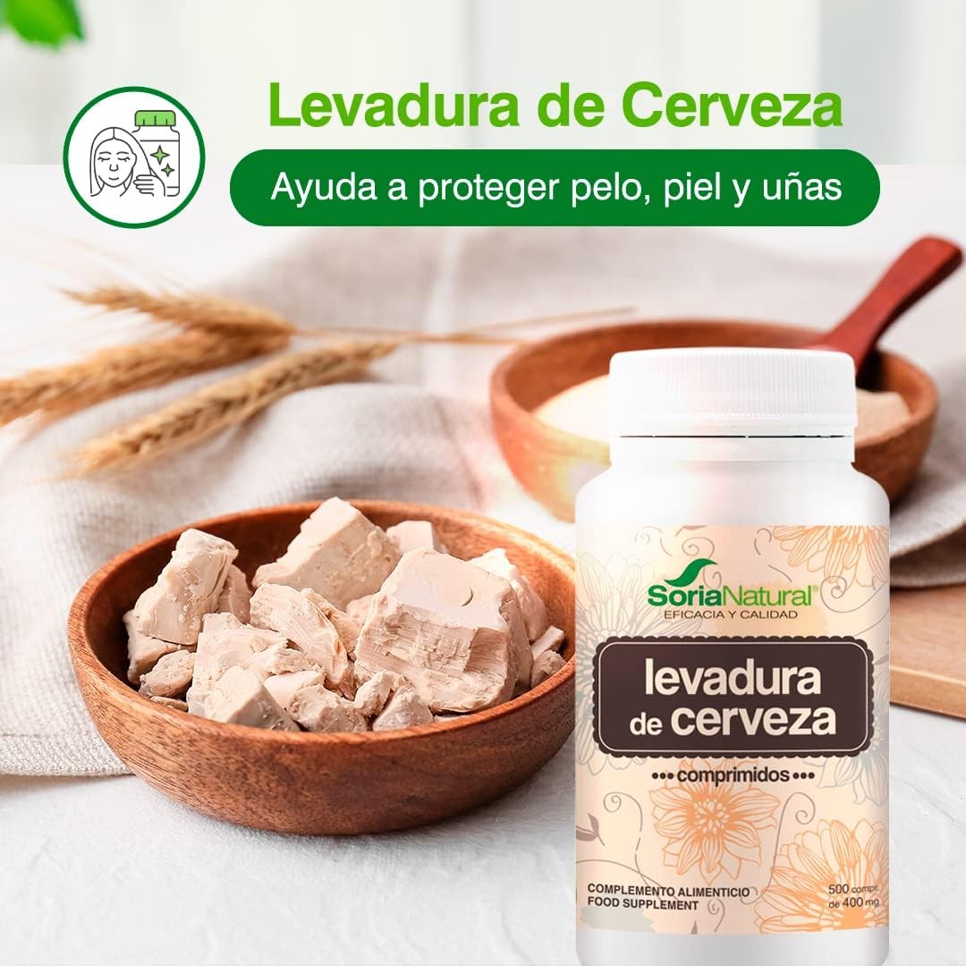 Soria Natural Levadura Cerveza 500 Comprimidos-2