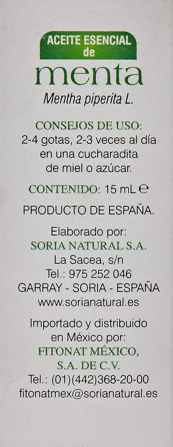 Soria Natural Esencia De Menta 15 ml-4