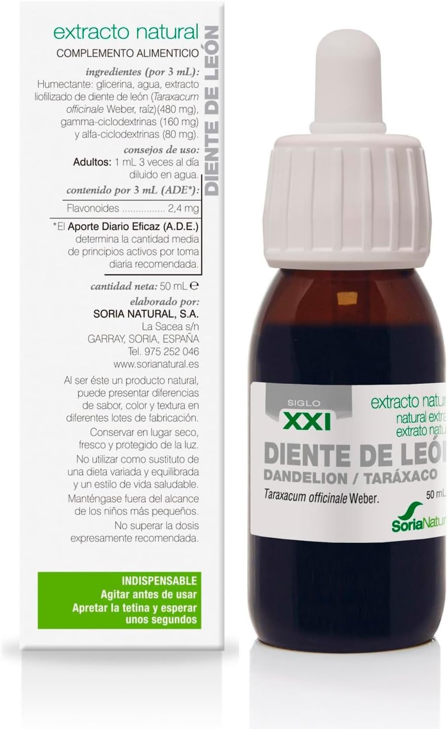 Soria Natural Extracto Diente Leon S. XXI 50 ml-7