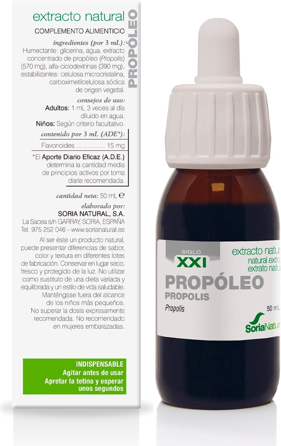 Soria Natural Extracto Propoleo S. XXI 50 ml
