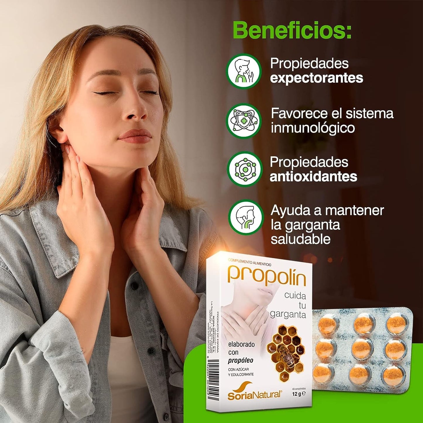Soria Natural Propolin 250 Mg 48 Comprimidos-4