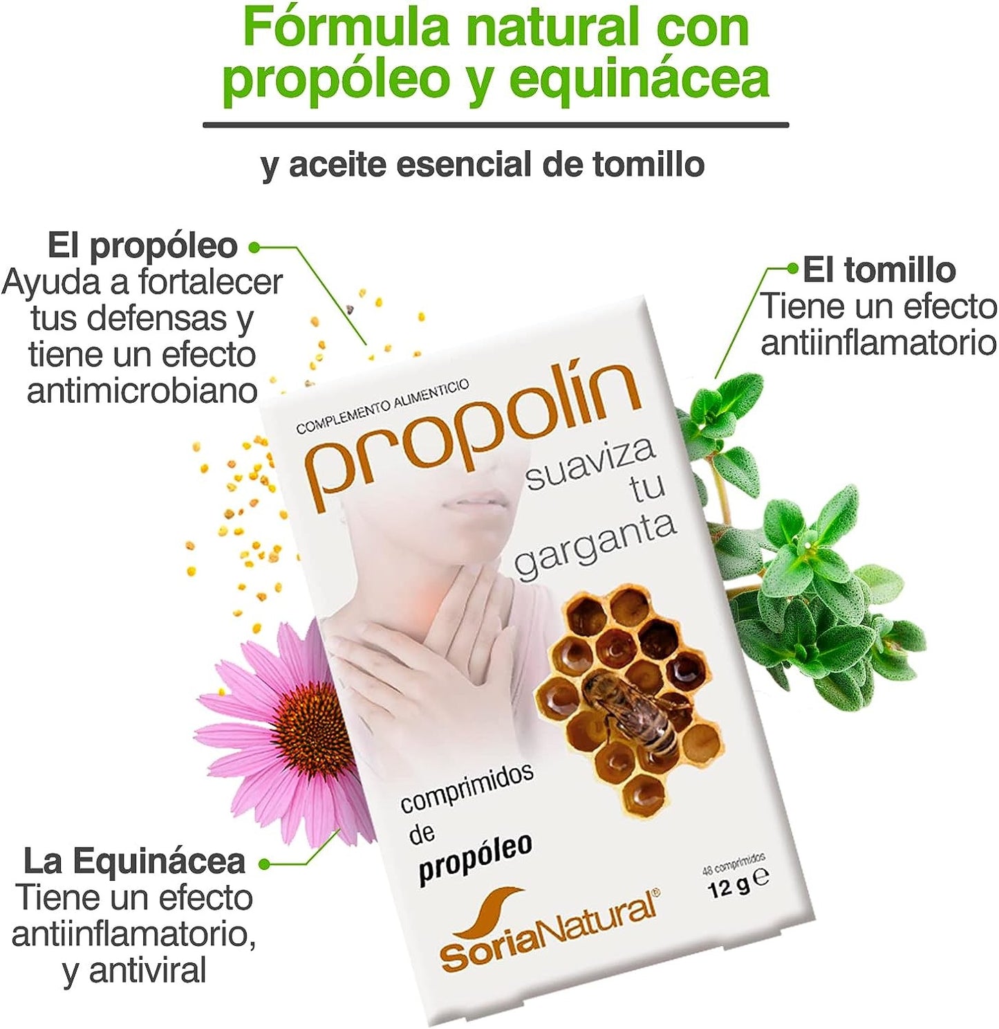 Soria Natural Propolin 250 Mg 48 Comprimidos-5