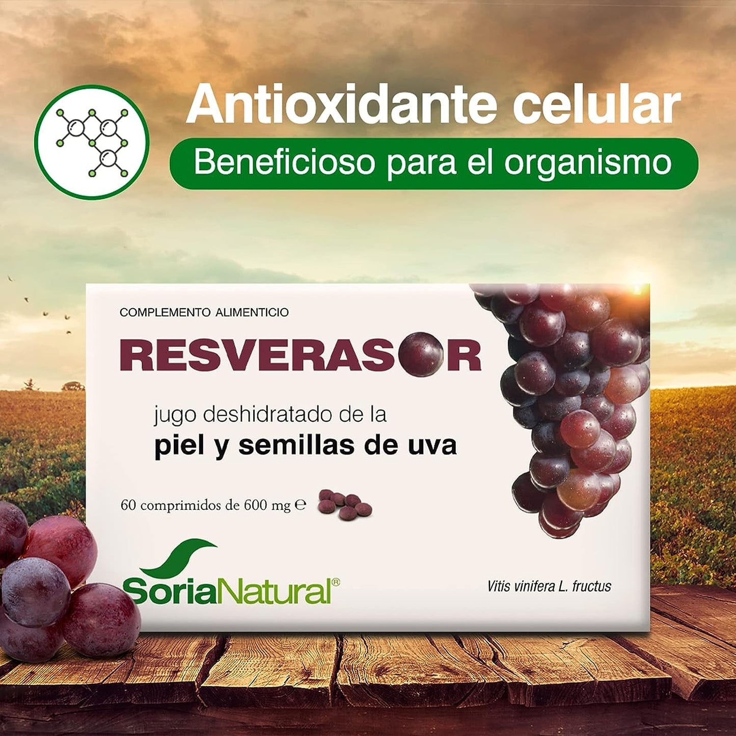 Soria Natural Resverasor 600 Mg 60 Comprimidos-2