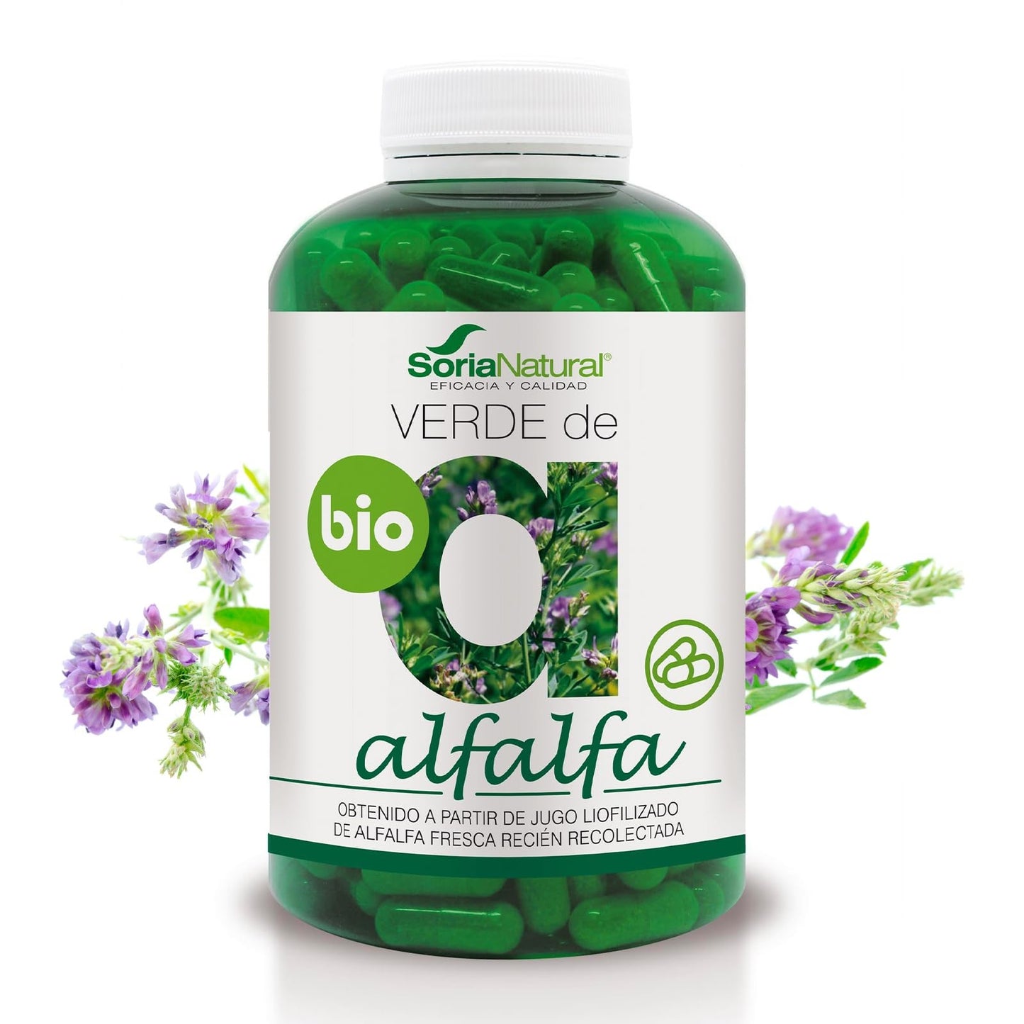 Soria Natural Verde Alfalfa 630 Mg 240 Cápsulas-1
