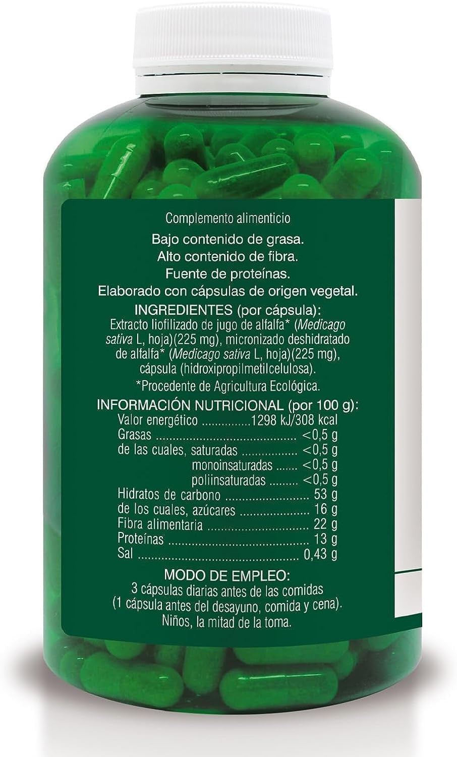 Soria Natural Verde Alfalfa 630 Mg 240 Cápsulas-7