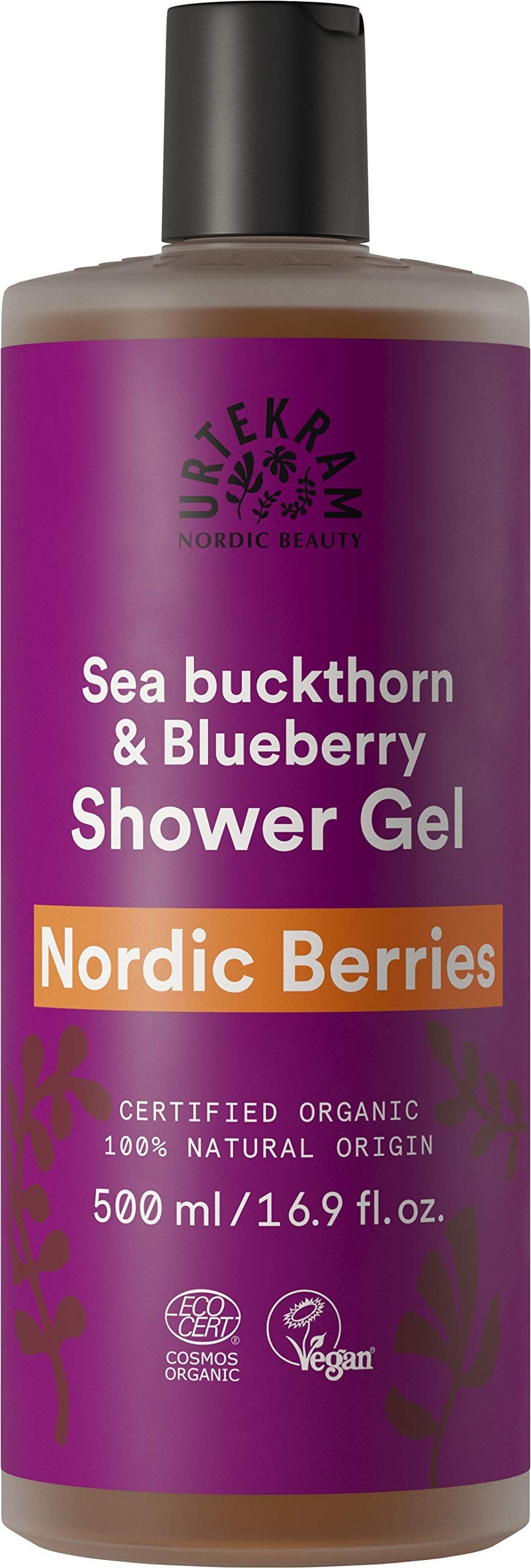 Urtekram Gel Baño Frutos Rojos 500ml-1