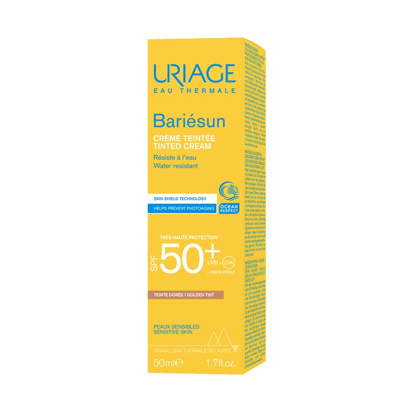 URIAGE Bariésun Crema SPF50+ Color Dorado 50ml-1