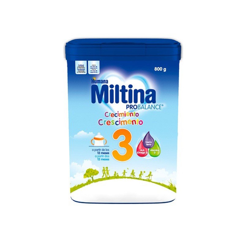 MILTINA 3 Probalance Leche de Crecimiento +12 meses 800gr-1